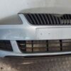 Skoda Fabia II / 5J Front Bumper Cover Aqua Blue Metallic