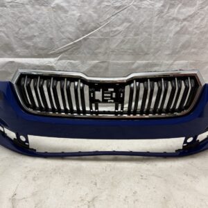 Skoda Kodiaq I / NS Front Bumper Cover Blue OEM 565807221H