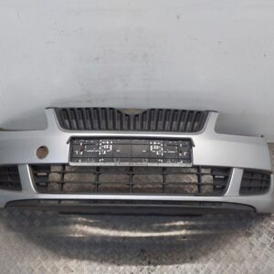 Skoda Fabia II / 5J Front Bumper Cover Silver