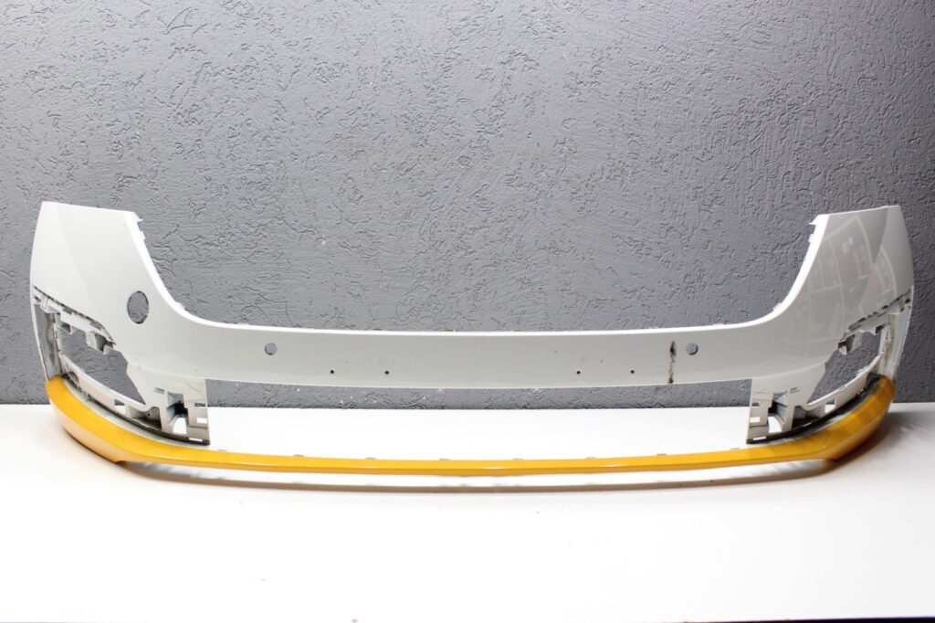 Skoda Octavia IV Front Bumper Cover White OEM 5E3807221