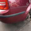 Skoda Superb I / 3U Rear Bumper Cover Sensual Red Metallic OEM 3U5807417