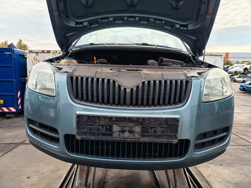 Skoda Fabia II / 5J Front Bumper Cover Satin Grey OEM 5J0807221