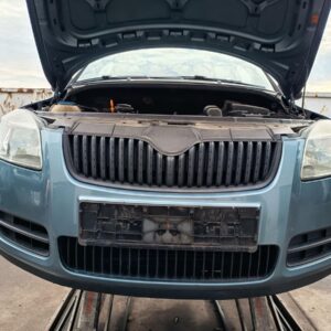 Skoda Fabia II / 5J Front Bumper Cover Satin Grey OEM 5J0807221