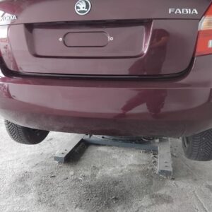 Skoda Fabia II / 5J Rear Bumper Cover Rosso Brunello Metallic OEM 5J6807421H