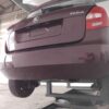 Skoda Fabia II / 5J Rear Bumper Cover Rosso Brunello Metallic OEM 5J6807421H