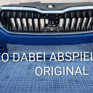 Skoda Scala Front Bumper Cover Race Blue OEM 657807221F