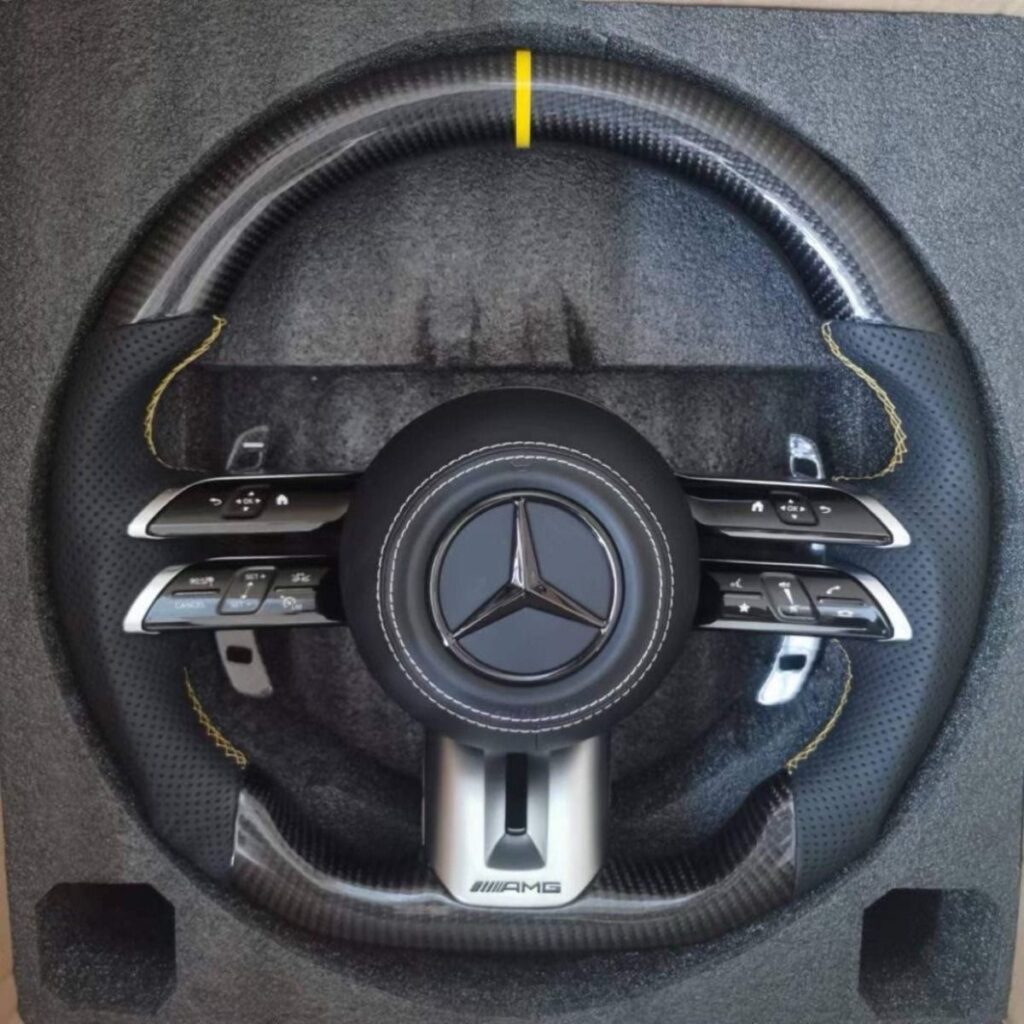 Mercedes GLC / GLE / GLS / E-Class / S-Class W212 / W222 / W213 / W166 AMG-Style Carbon Steering Wheel