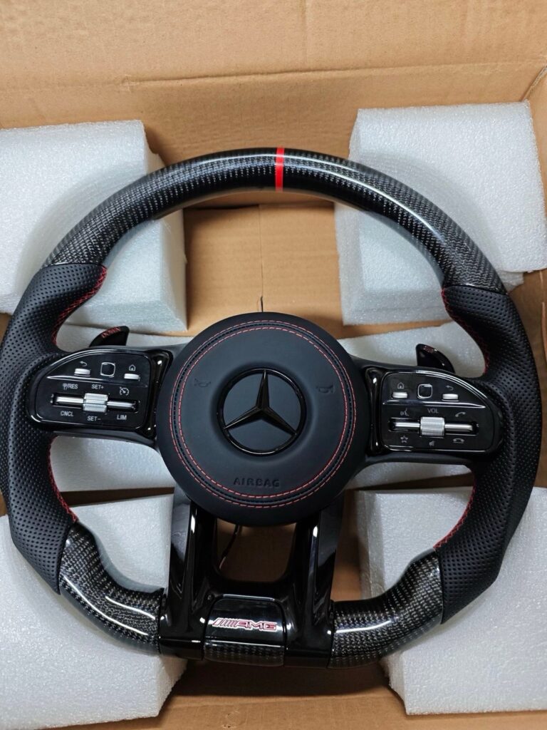 Mercedes GLC / GLE / GLS / E-Class / S-Class W212 / W222 / W213 / W166 AMG-Style Carbon Steering Wheel