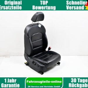 Skoda Superb II 3T Front Right Seat Satin black