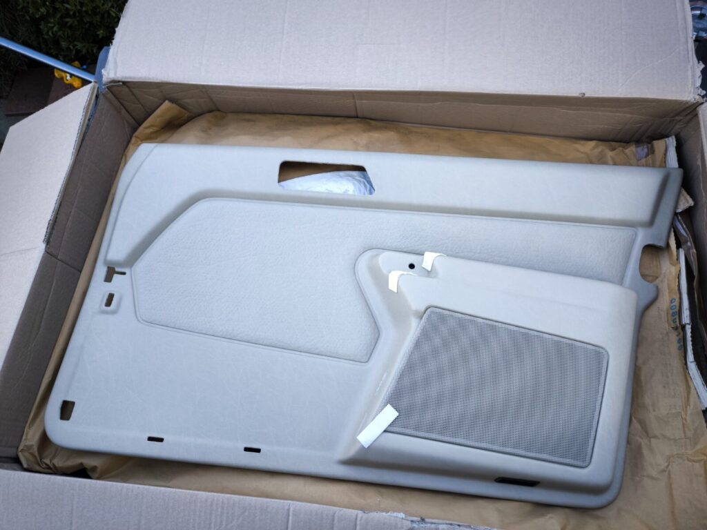 Mercedes 190 E W201 Front Right Door Panel Beige