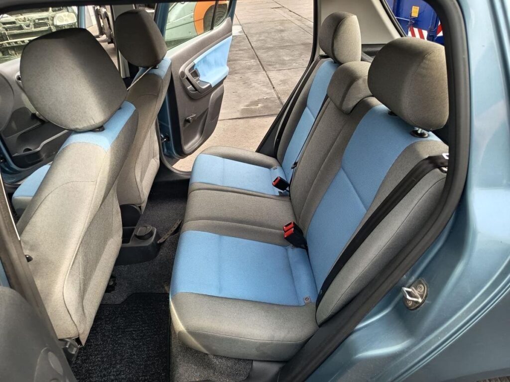 Skoda Fabia II 5J Rear Bench Blue / light grey