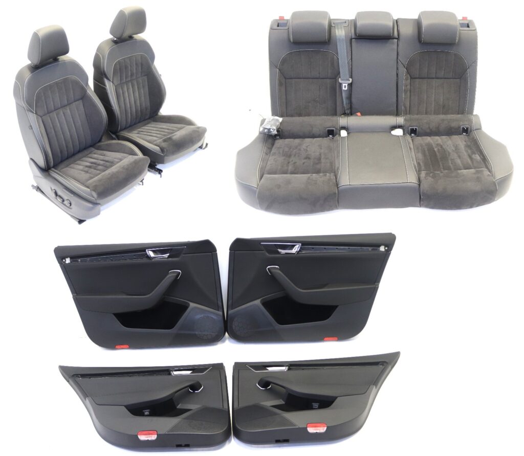 Skoda Superb III 3V Facelift Heated Comfort Seat Set