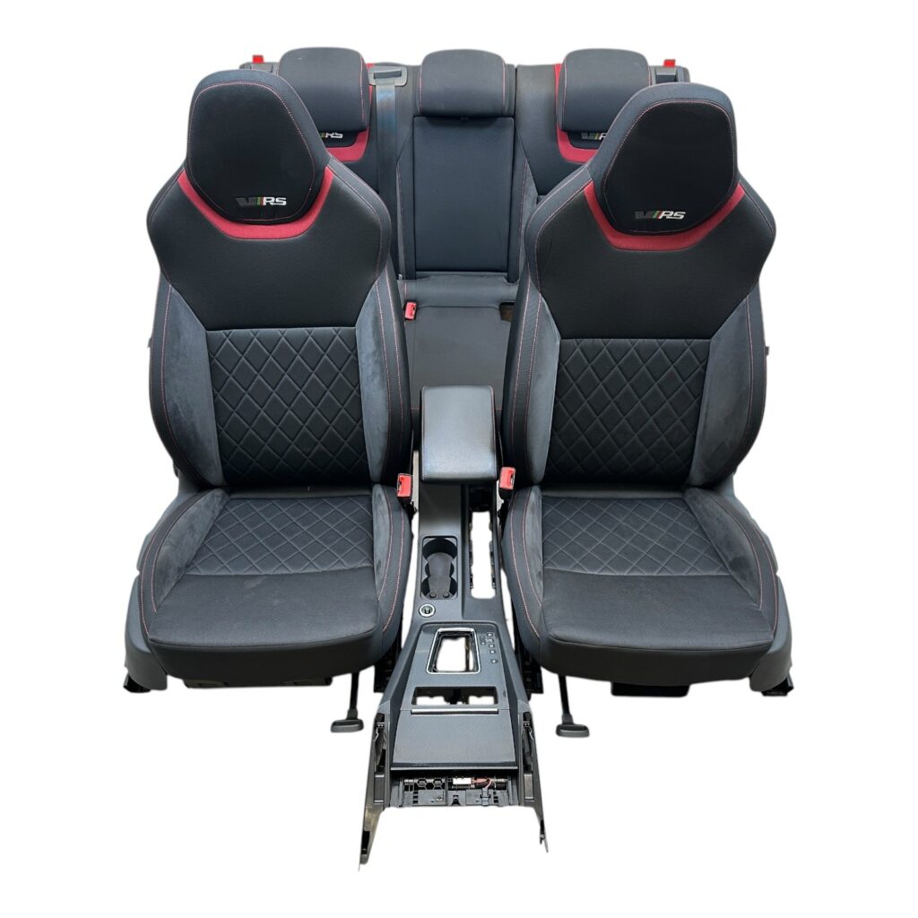 Skoda Octavia III 5E RS Sports Seat and Door Panel Set Black