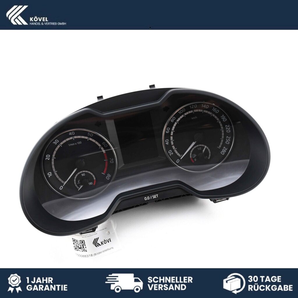 Skoda Octavia III 5E Analogue Instrument Cluster with Display OEM 5E0920756B