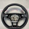 Skoda Octavia IV NX Heated Sports Multifunction Steering Wheel Black / Tellur grey OEM 5E3419093BBVKL