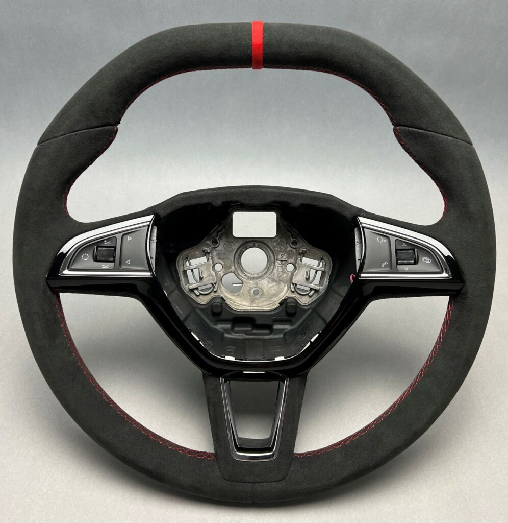 Skoda Octavia / Fabia / Rapid / Superb Sports Multifunction Steering Wheel Black OEM 565064241BCXA