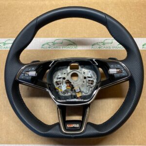 Skoda Octavia IV NX Heated Sports Multifunction Steering Wheel OEM 5E3419093ARVKJ