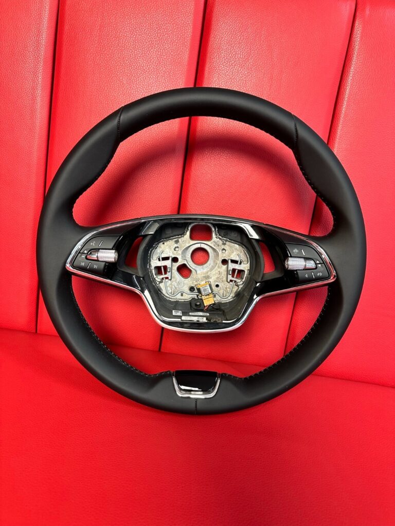Skoda Sports Multifunction Steering Wheel Black