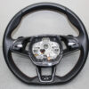 Skoda Octavia IV NX Heated Multifunction Steering Wheel Black with red stitching OEM 5E3419093BPVKK