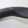 Skoda Octavia IV NX Heated Multifunction Steering Wheel Black with red stitching OEM 5E3419093BPVKK