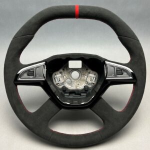 Skoda Octavia III 5E Sports Multifunction Steering Wheel Black OEM 5E0419091