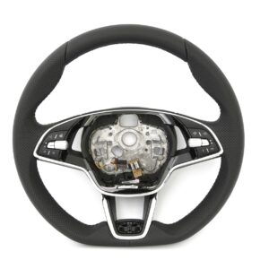 Skoda Octavia / Superb Heated Sports Steering Wheel OEM 5E3419093BAVKJ