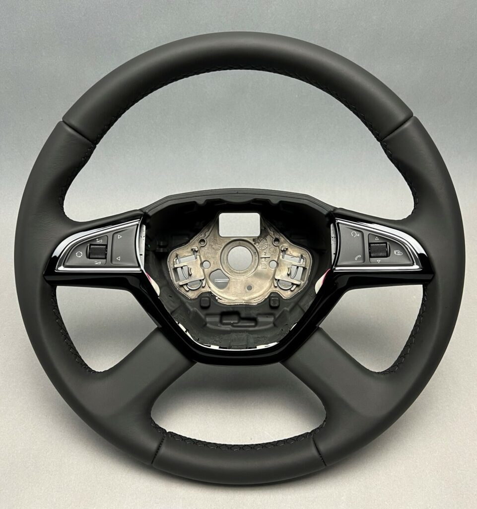 Skoda Octavia III 5E Multifunction Steering Wheel Black OEM 5E0419091RMBJ