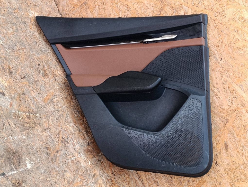 Skoda Enyaq Rear Left Door Panel Black / brown