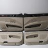 Skoda Superb II 3T Left / Right Door Panel Set Black / beige