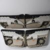 Skoda Superb II 3T Left / Right Door Panel Set Black / beige