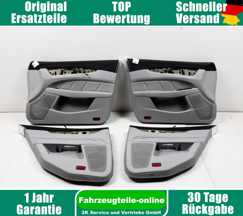 Mercedes CLS 218 Door Panel Set Light Grey OEM A2187200170