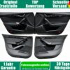 Skoda Octavia III 5E Left / Right Door Panel Set Black