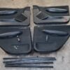 Skoda Fabia I 6Y Left / Right Door Panel Set Black