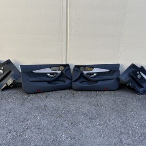 Mercedes C63 AMG Coupe C205 Door Panel Set Black