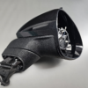 Porsche Cayenne Right Side Mirror without Glass Deep Black Metallic OEM 9Y2857508P