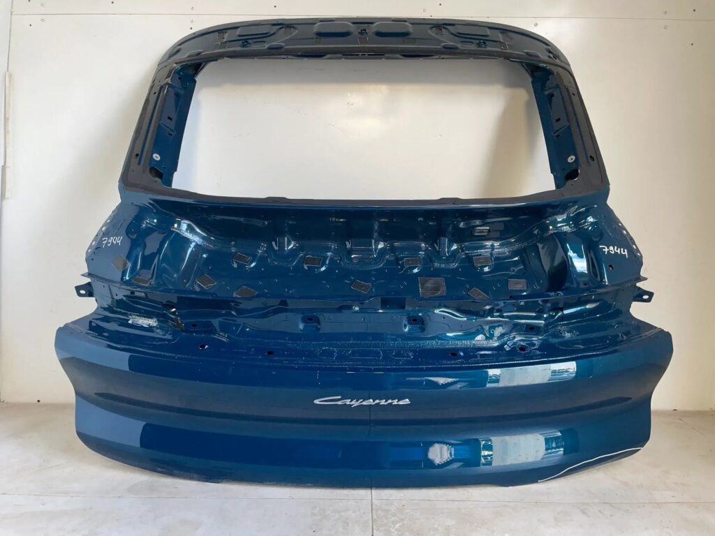 Porsche Cayenne 9Y3 Rear Tailgate Blue OEM 9Y3827159