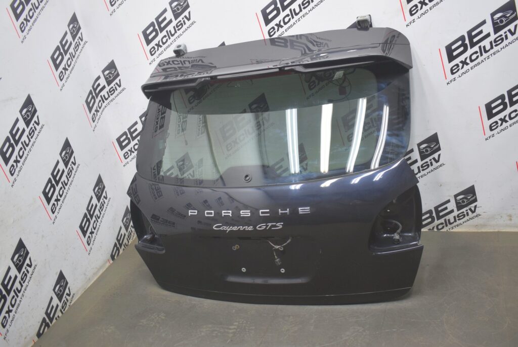 Porsche Cayenne 92A Rear Tailgate Deep Black Metallic OEM 95851201105