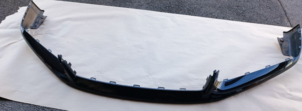 Porsche 911 Turbo 992 Front Bumper Spoiler Trim Black OEM 992807725