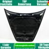 Porsche Cayenne 92A Front Hood Deep Black Pearl OEM 95851101102