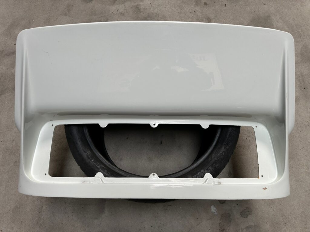Porsche 911 Carrera Rear Engine Lid with Spoiler White
