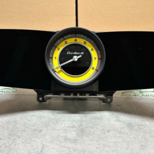 Porsche 911 Turbo S 992 Instrument Cluster Yellow OEM 992920731J1S1