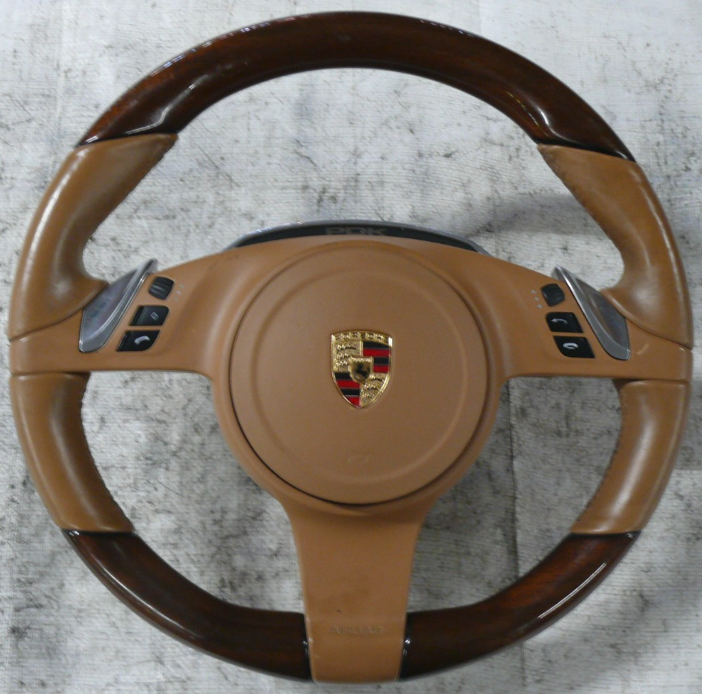 Porsche Panamera 970 Steering Wheel Beige OEM 970347981037T1