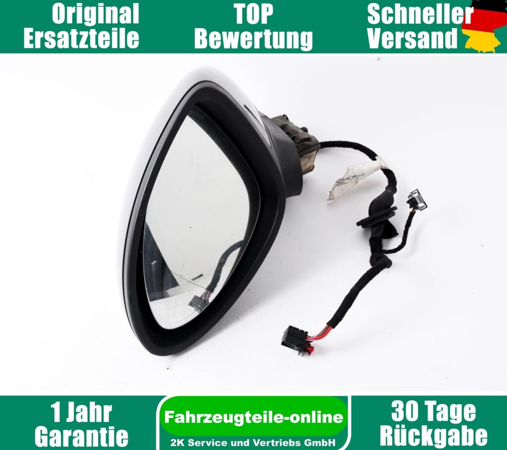 Porsche Cayenne 92A Left Side Mirror Meteor Grey Metallic