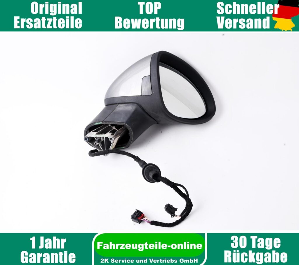 Porsche Cayenne 92A Right Side Mirror Meteor Grey Metallic OEM 95873150800