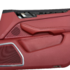 Porsche Macan 95B Front Right Door Panel Red / Black OEM 95B867012A