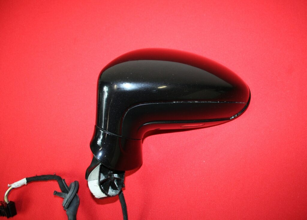 Porsche Panamera 970 Left Side Mirror without Glass Black OEM 97073161900