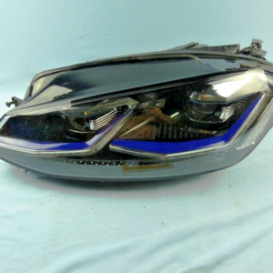 Volkswagen Golf GTE VII Facelift Front Left LED Headlight Black OEM 5G1941035N