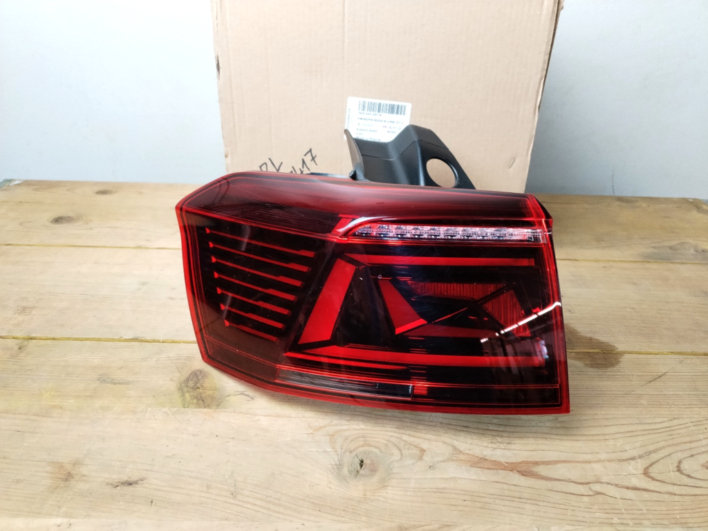 Volkswagen Passat Rear Left LED Outer Tail Light Black OEM 3G9945207P
