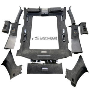 Porsche Cayenne 9PA / 955 / 957 Headliner Set Black OEM 7L5867506AQ5E6