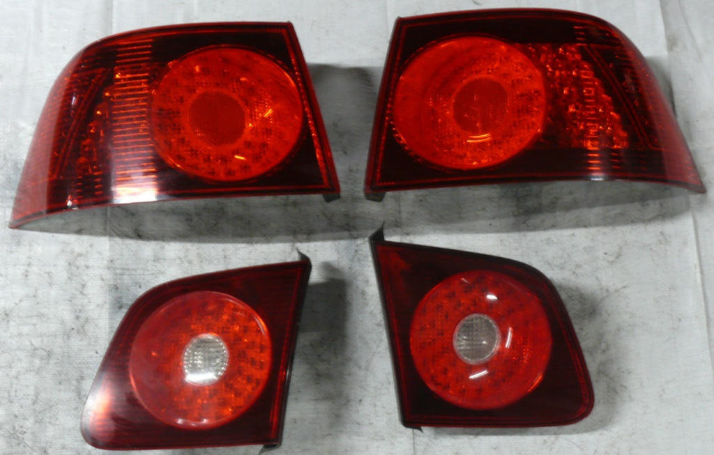 Volkswagen Phaeton 3D GP1 Rear Left / Right LED Inner / Outer Tail Light Set